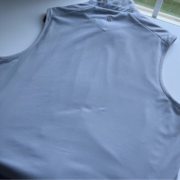 Holderness & Bourne Gray Herringbone Full Zip Tailored Fit Vest Large - Picture 4 of 9